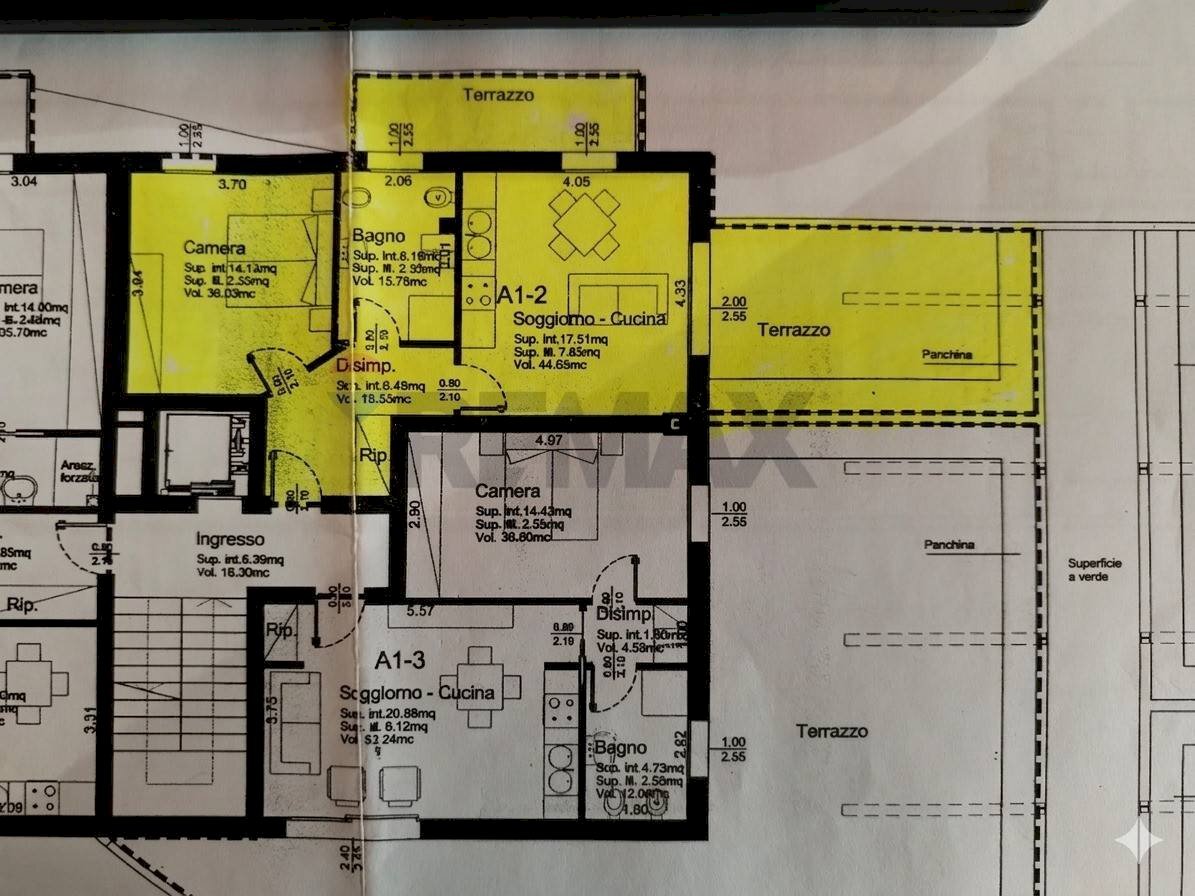 Pianta 2D - Quadrilocale Via Montelungo
 
12, Feltre - planimetria 1