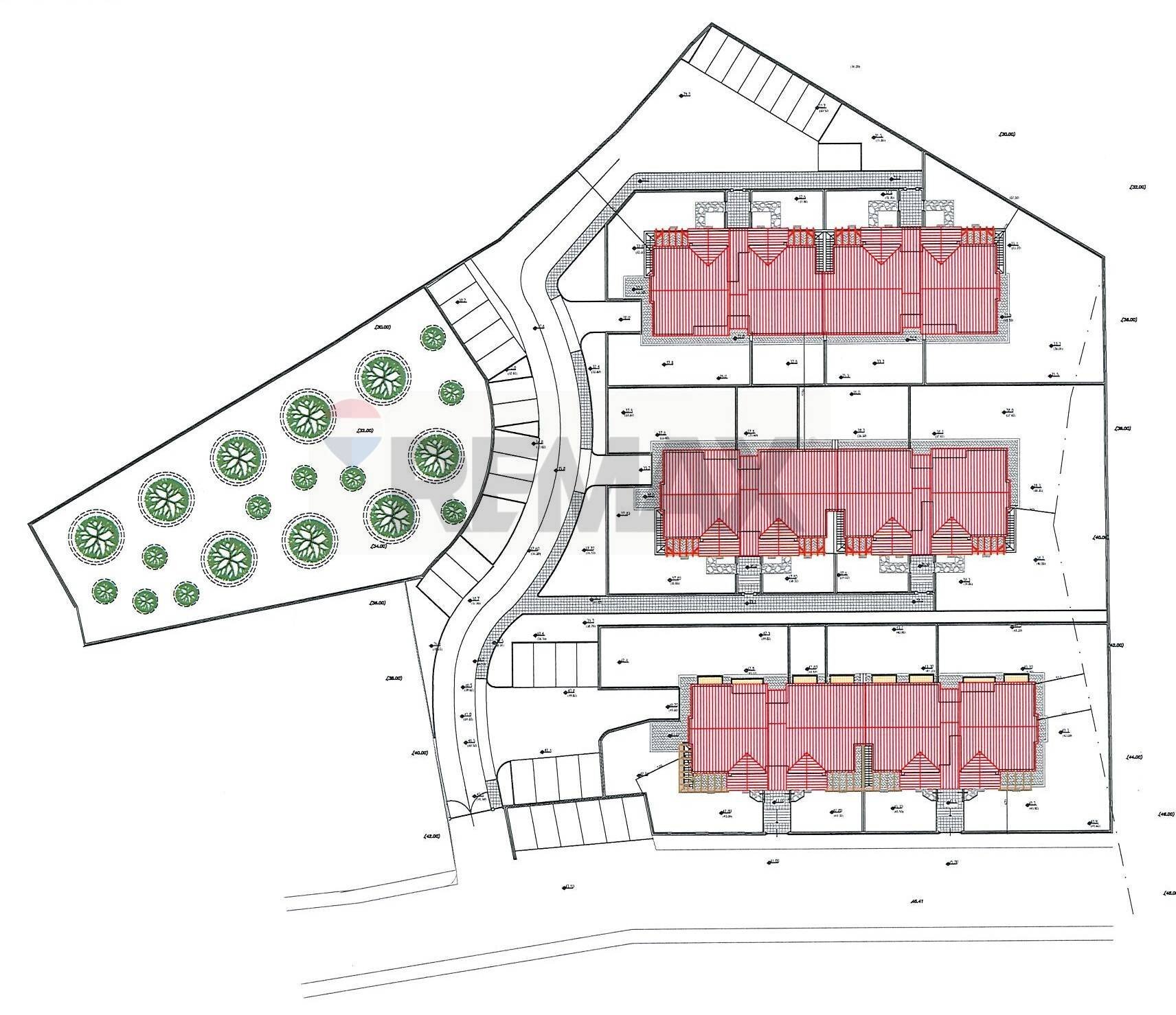 Pianta 2D - Terreno edificabile Ippolito Nievo, Osimo - planimetria 1