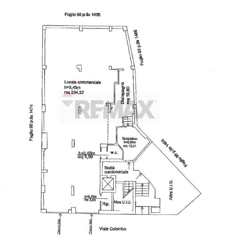 Pianta 2D - Commercial Premises Viale Cristoforo Colombo
 
24, Foggia - floor plans 1