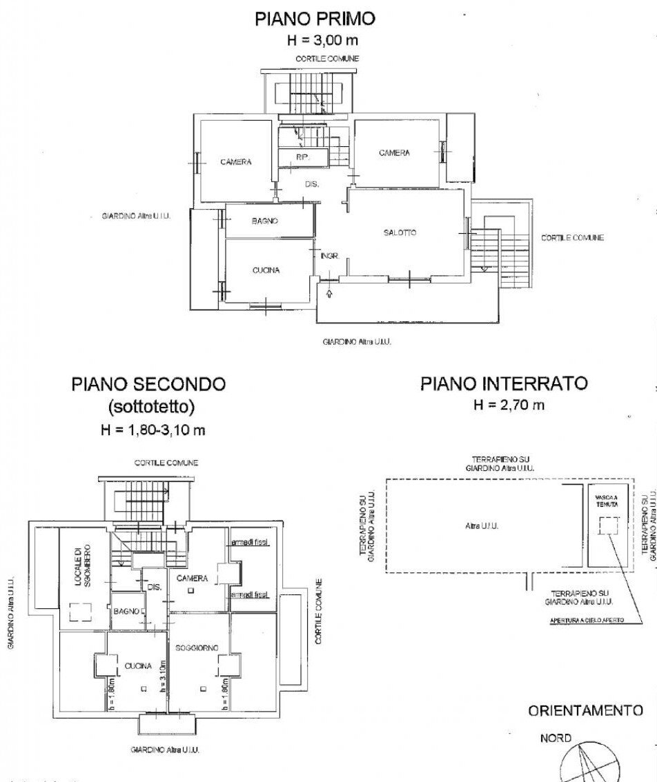 Foto 65 - Casa semi indipendente Strada Revigliasco
 
305, Moncalieri - planimetria 1