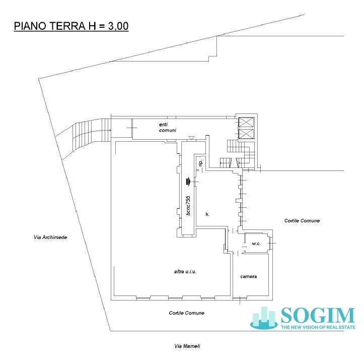 Foto 15 - Bilocale via Archimede
 
57, Milano - planimetria 1