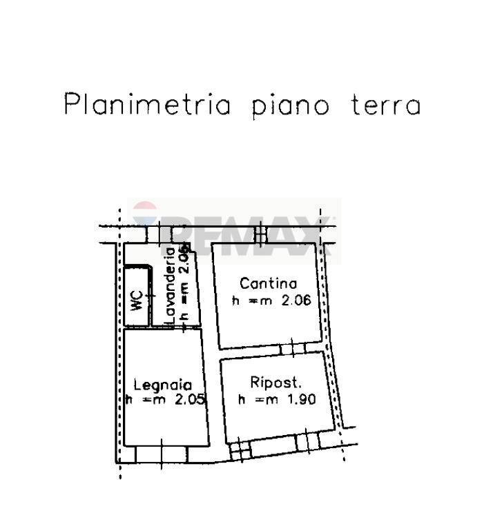 Pianta 2D - Casa semi indipendente Strada per Bersatico
 
14, Lesignano de' Bagni - planimetria 1