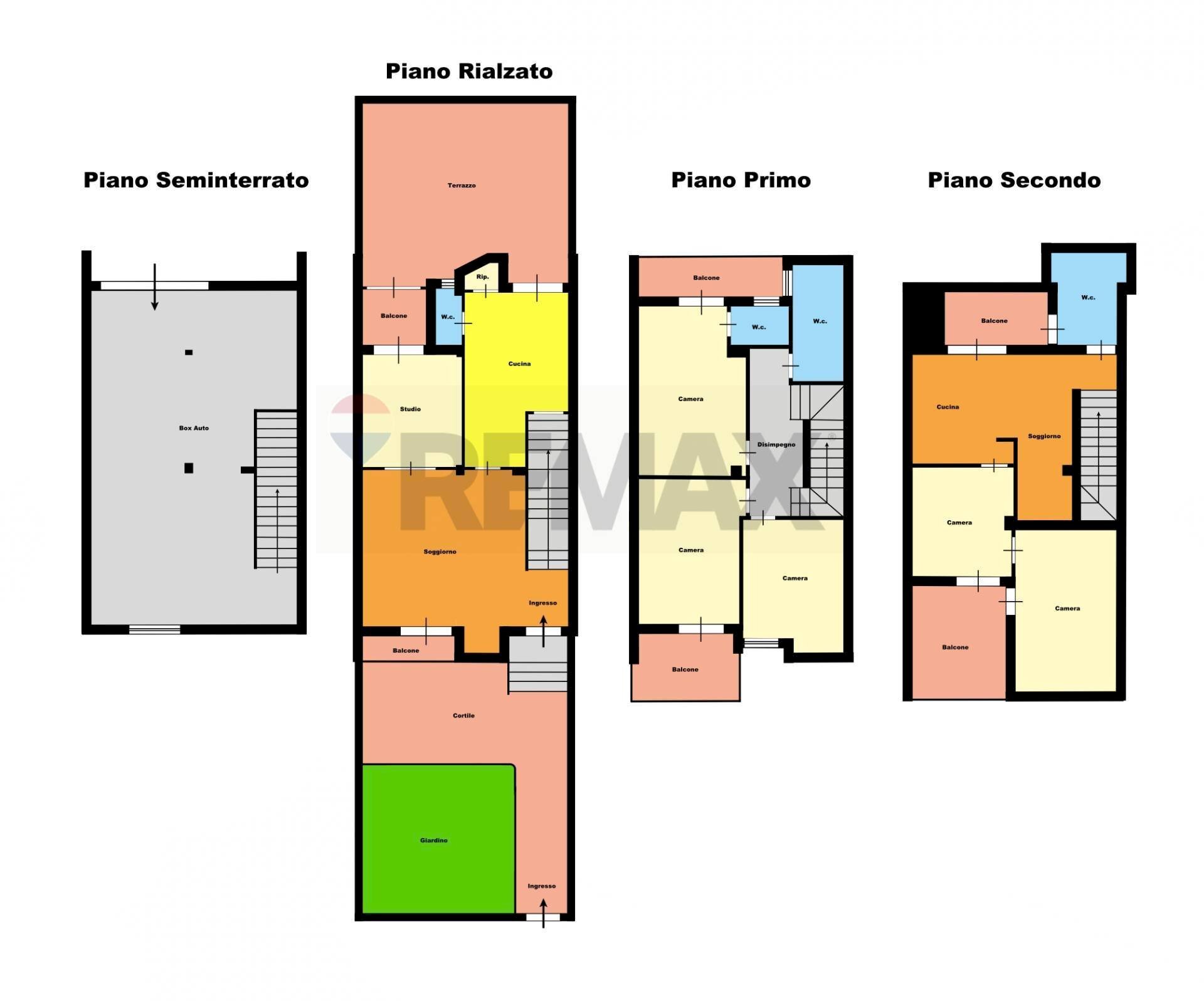 Pianta 2D - Villa a Schiera VIA TEVERE
 
80, Marano di Napoli - planimetria 1