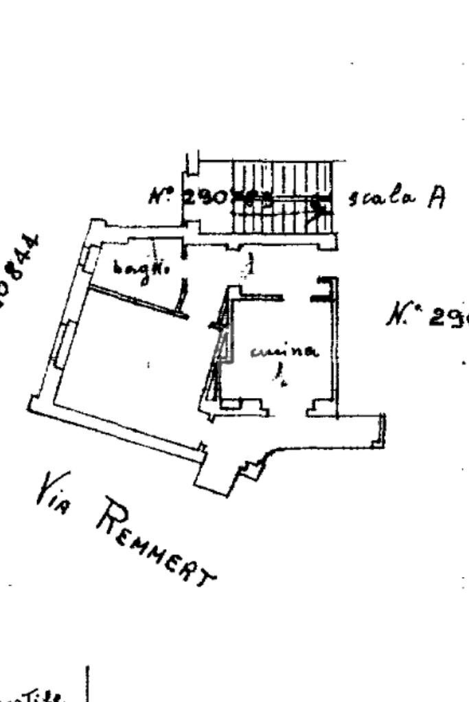 Two-room apartment Via Fratelli Remmert, Ciriè - floor plans 1