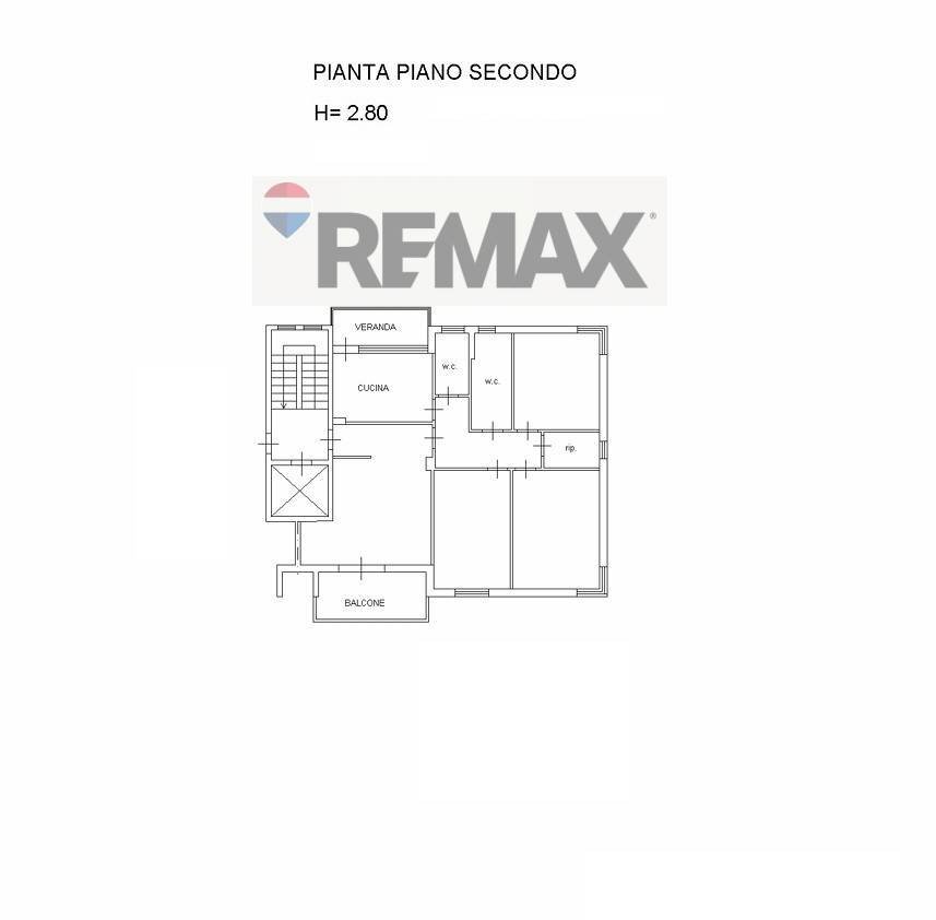 Pianta 2D - Appartamento Via Generale Domenico Chinnici
 
58, Palermo - planimetria 1