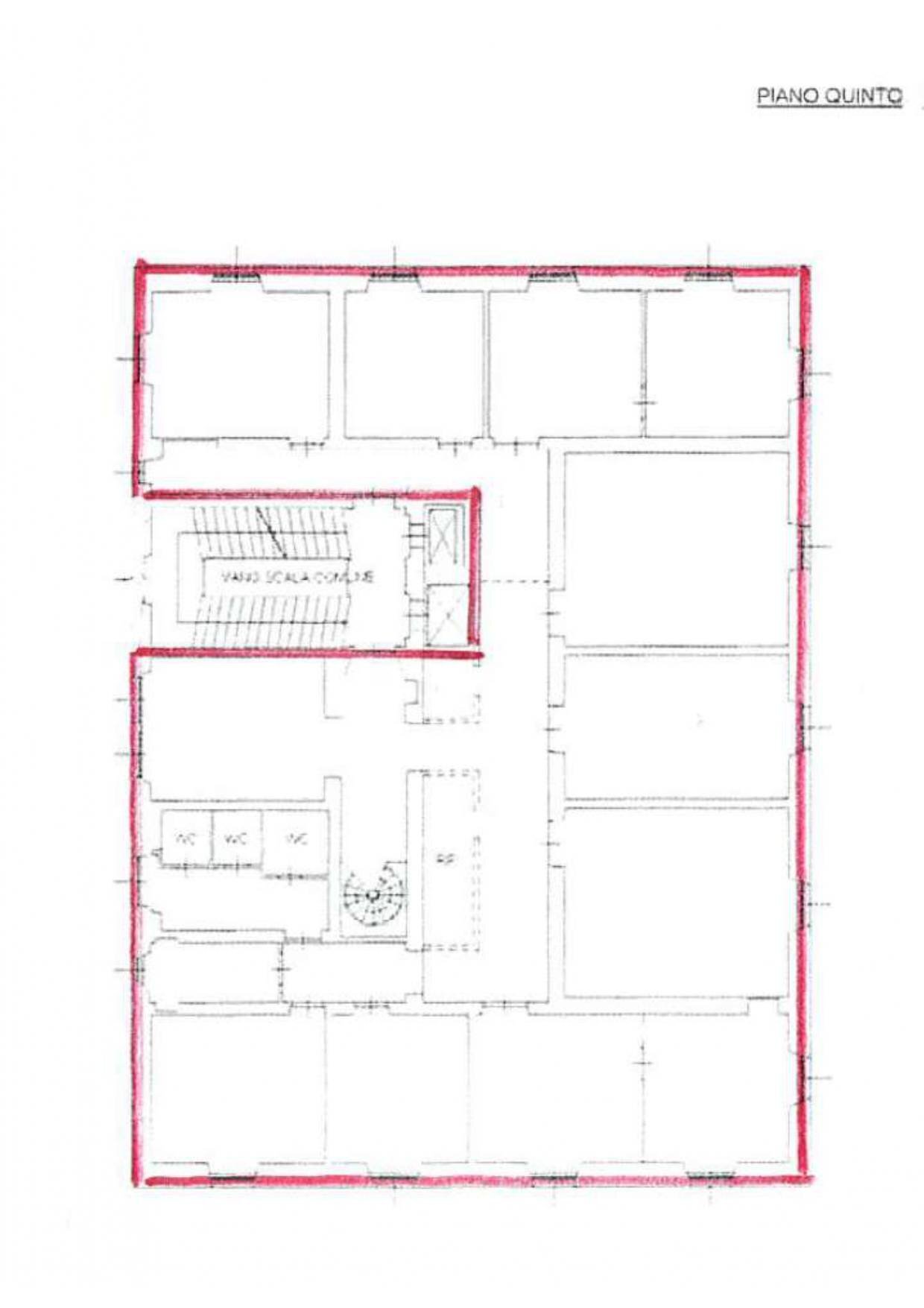 Foto 25 - Office Piazza San bernardo, Roma - floor plans 1