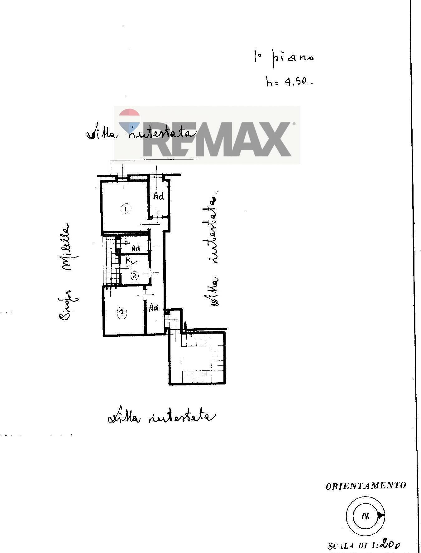 Pianta 2D - Trilocale Via Liberta'
 
17, Bari - planimetria 1