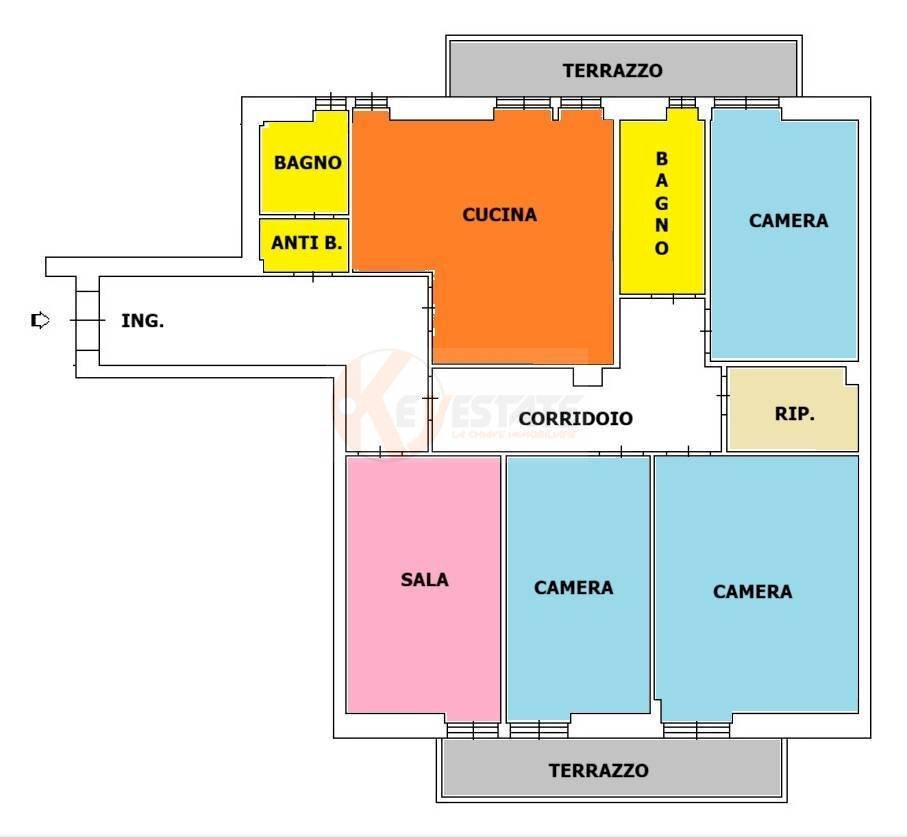 Foto 30 - Appartamento Via Matteotti
 
38, Sassari - planimetria 1