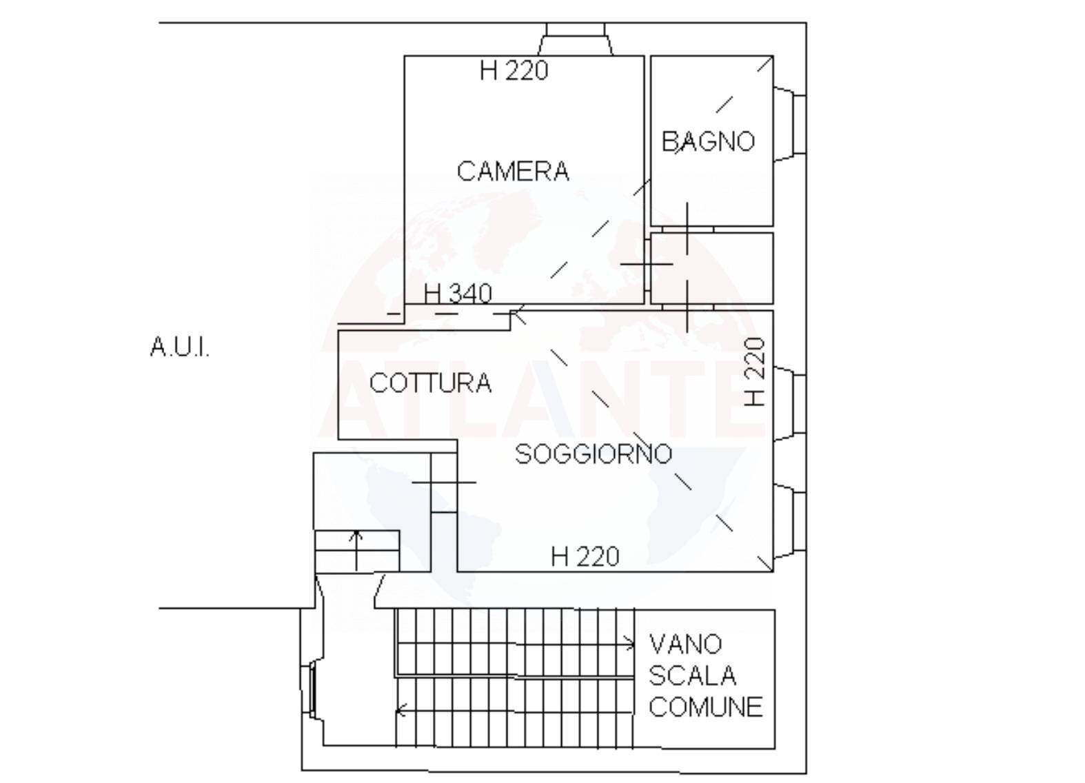 Foto 100 - Bilocale Via della baitella
 
2, Castegnato - planimetria 1
