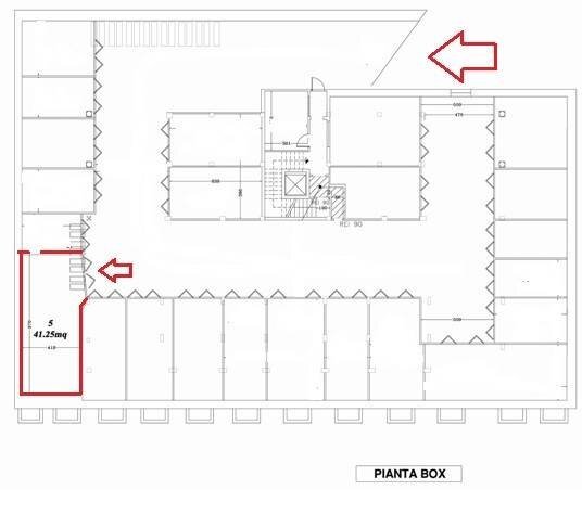 Planimetria - Box via Giuseppe Armellini, 3, Pomezia - foto 2