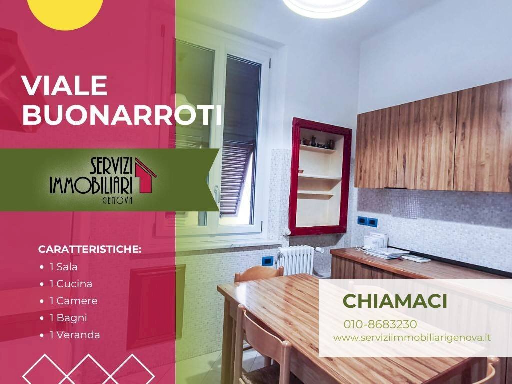 Cucina - Trilocale viale Michelangelo Buonarroti, Genova (zona Sampierdarena) - foto 1