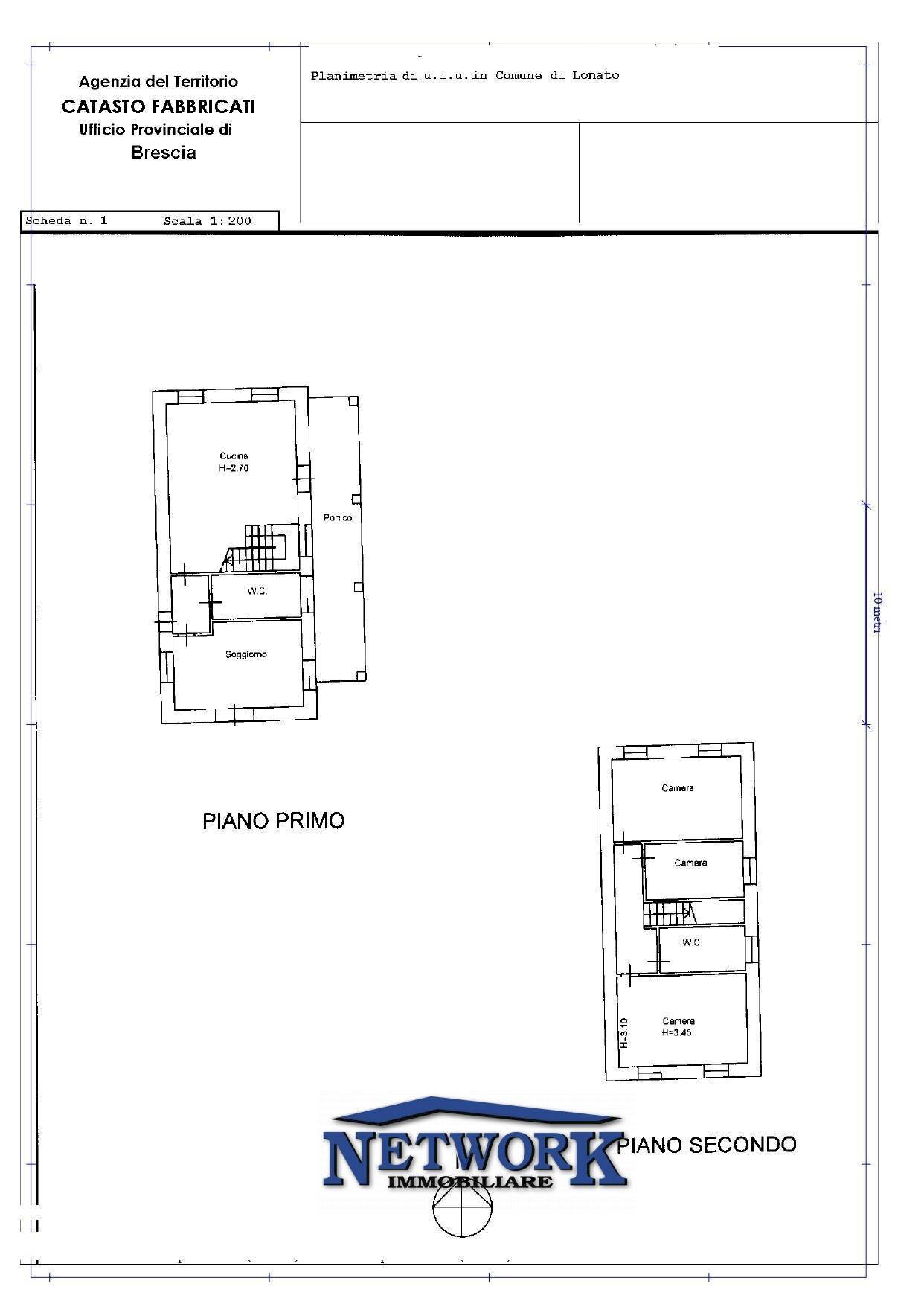 Foto 11 - Villa a Schiera via 24 maggio, Lonato del Garda - planimetria 1