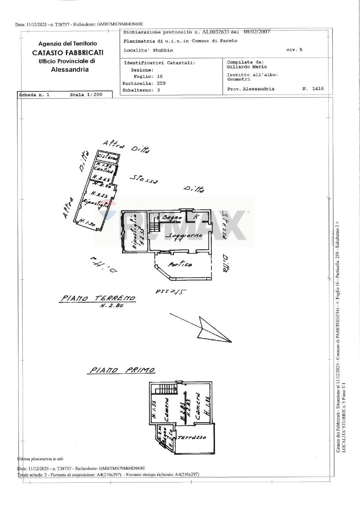 Pianta 2D - Casa indipendente Stubbie
 
5, Pareto - planimetria 1