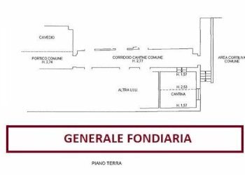 Planimetria - Magazzino via San Vitale, 126, Bologna (zona San Vitale) - foto 1