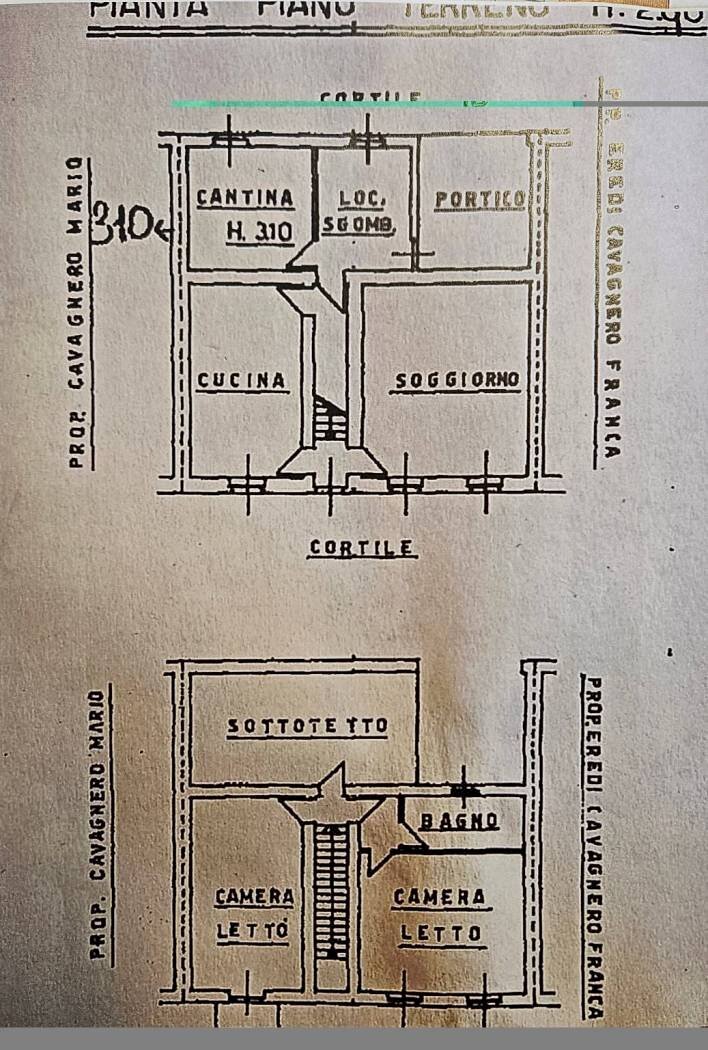 Rustic Frazione Casabianca, 58, Asti - floor plans 1