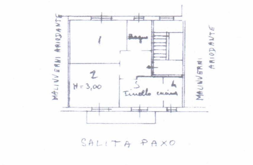 Two-room apartment salita Paxo, 3, Rapallo - floor plans 1