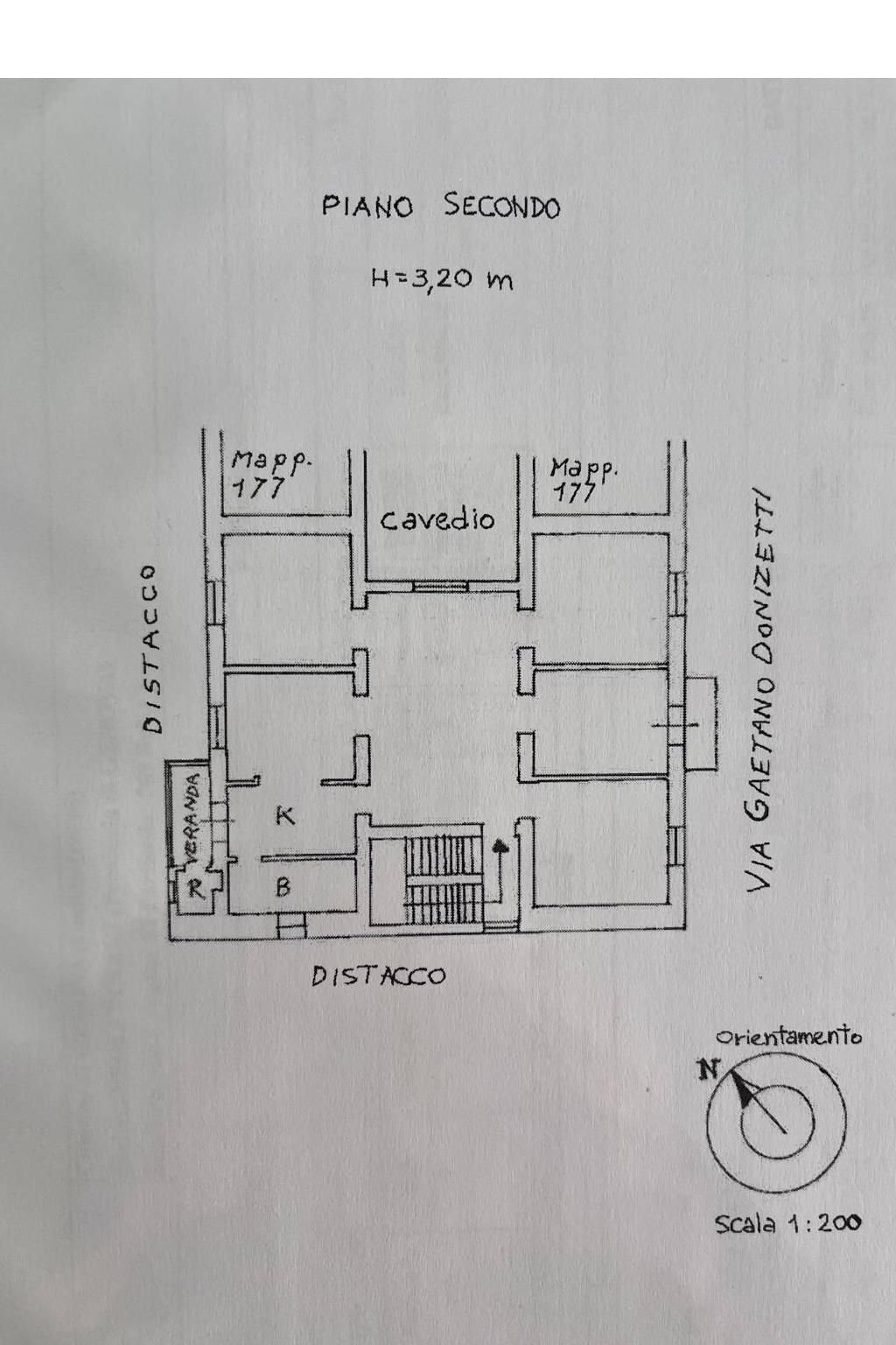 Appartamento via Gaetano Donizetti, Genova (zona Sestri Ponente) - planimetria 1