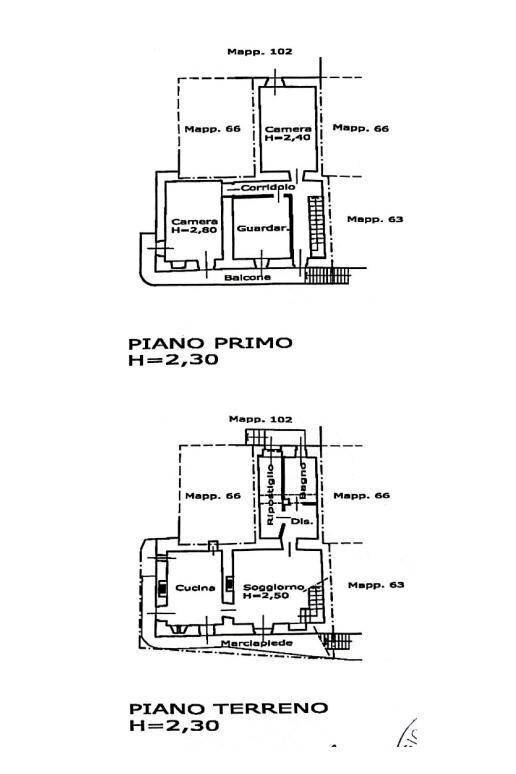 Casa indipendente Casale Filippi, 72, Zubiena - planimetria 1