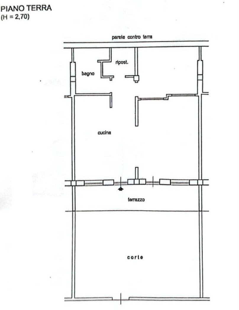 Three-room apartment via Giosuè Carducci, 51, Montepaone - floor plans 1