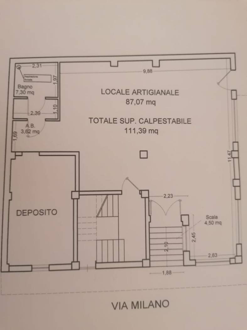 Apartment via Magenta angolo Via Milano, Casarano, Casarano - floor plans 1