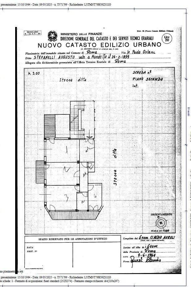 Trilocale viale Paolo Orlando, Roma (zona Lido di Ostia) - planimetria 1