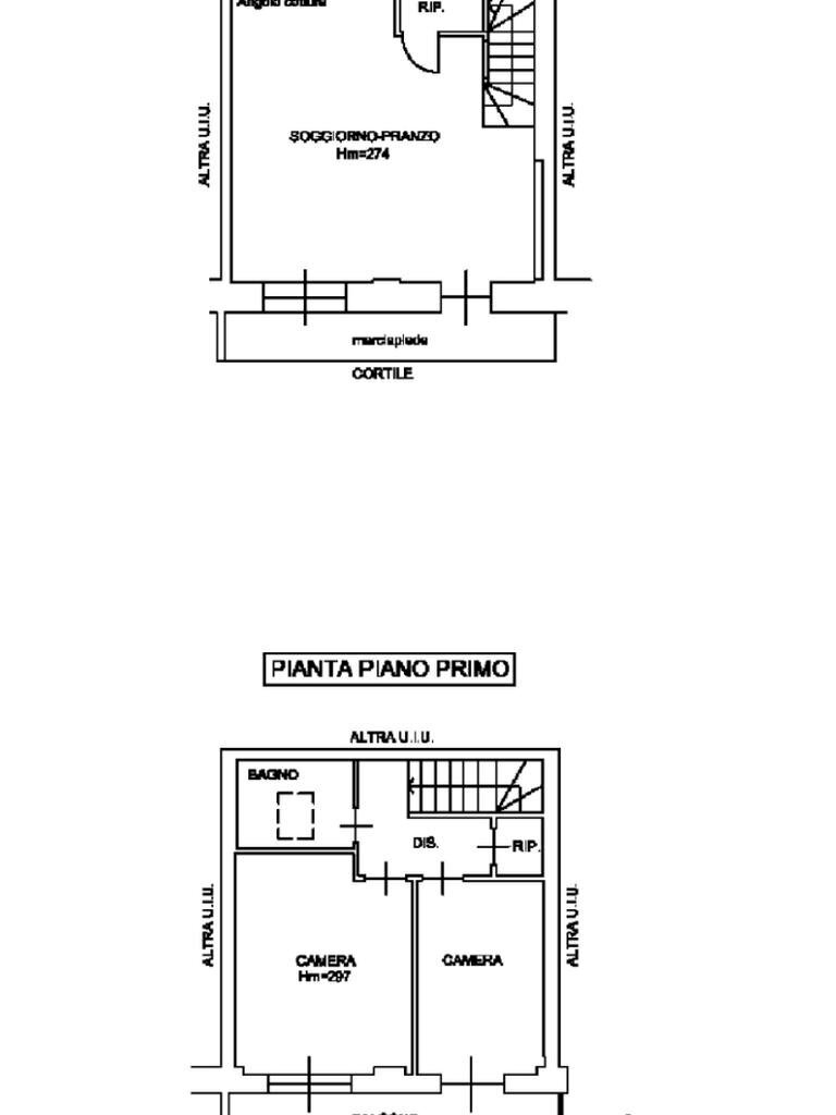 Rustico Via garibaldi, Druento - planimetria 1
