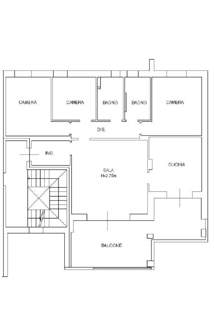 Appartamento Via Guglielmo Marconi, San Cesario sul Panaro - planimetria 1