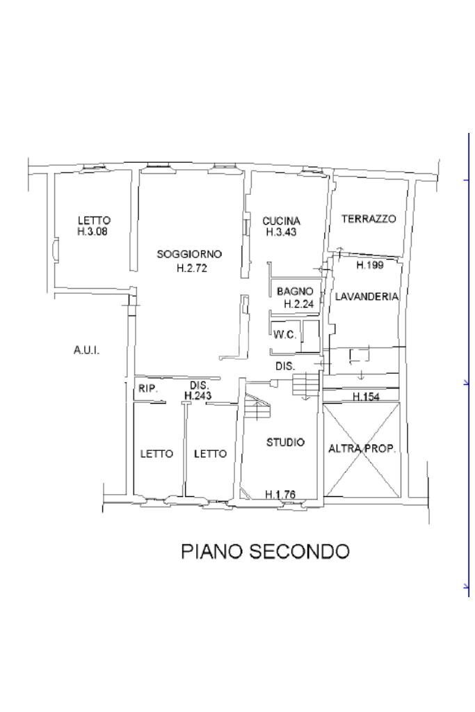 Appartamento Via Scipione Sacchi, Cesena - planimetria 1