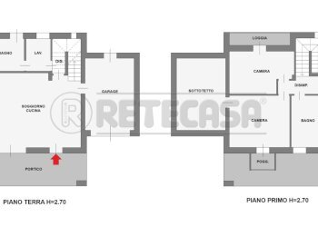 PLANIMETRIA - Villa a Schiera Via Villarappa 83, Santa Giustina in Colle - foto 21