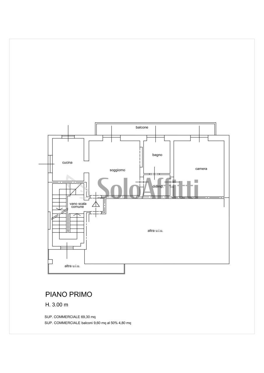 Planimetria - Appartamento via gradisca 6, Limbiate - planimetria 1