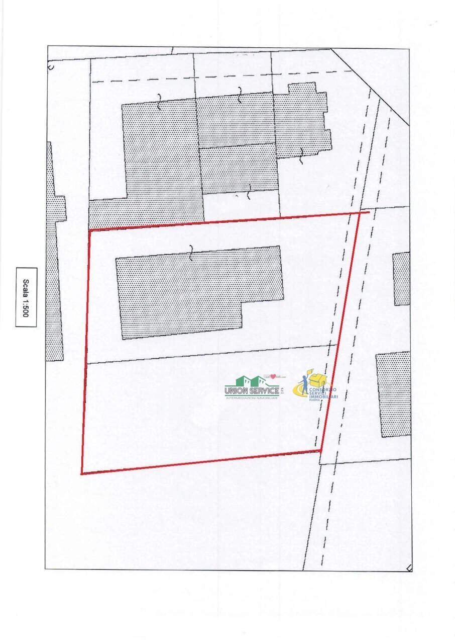 estratto di mappa .jpg - Locale Commerciale Strada Martinella, Parma - planimetria 1