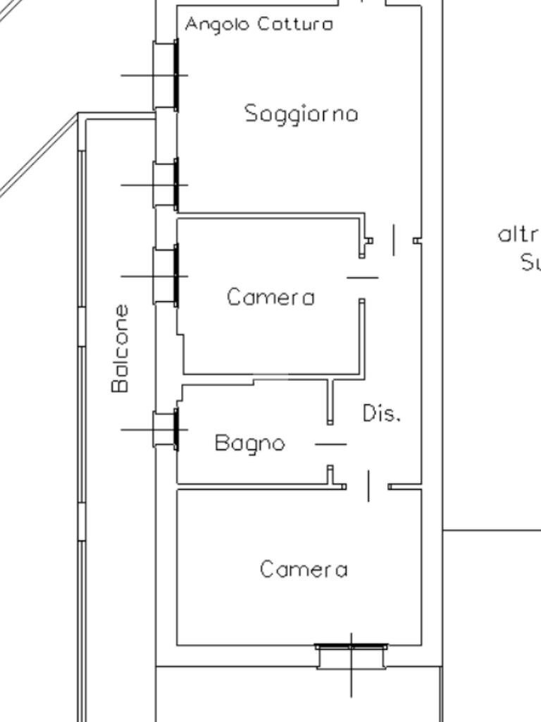Appartamento Via Don Silvio Coira, Basiglio - planimetria 1