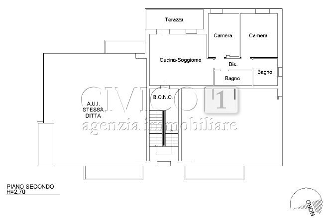 Planimetria.jpg - Quadrilocale Via dei Bersaglieri 72, Torri di Quartesolo - planimetria 1