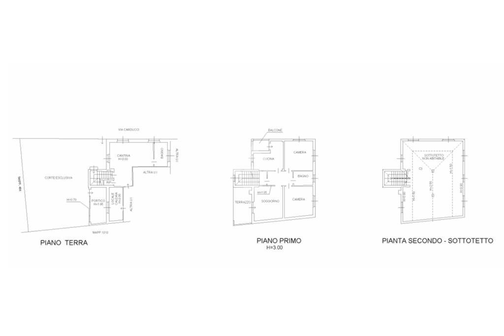 Villa Via G. Carducci, Cameri - planimetria 1