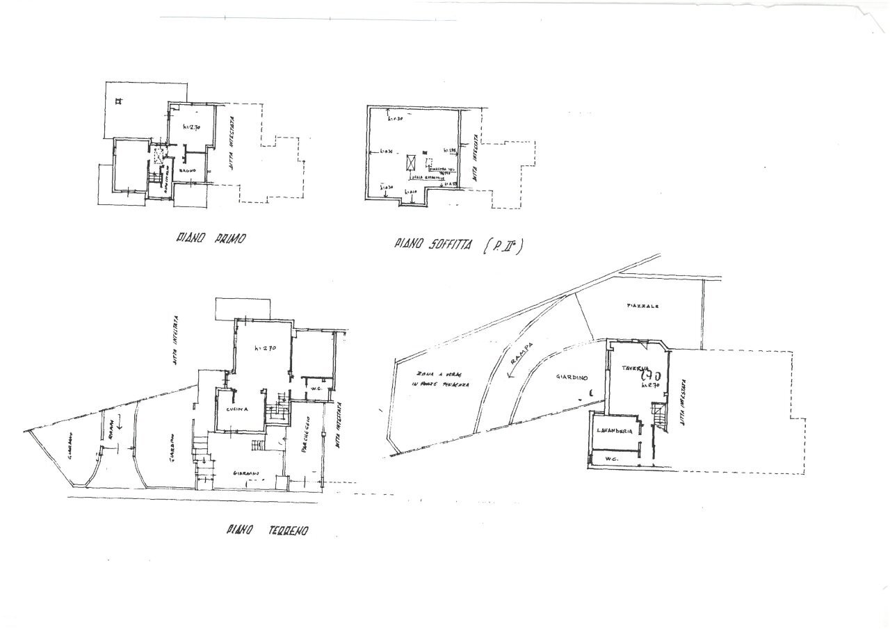 planimetria - Villa Via Eletto Palandri, Prato - planimetria 1