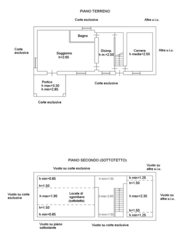 Casa indipendente Via Camurata, Vaglio Serra - planimetria 1
