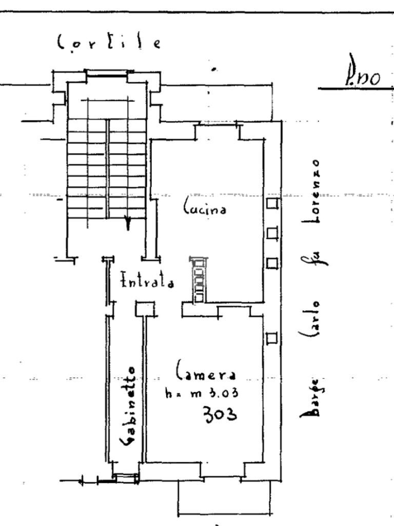 Bilocale Via palli, Torino (zona Borgo Vittoria) - planimetria 1