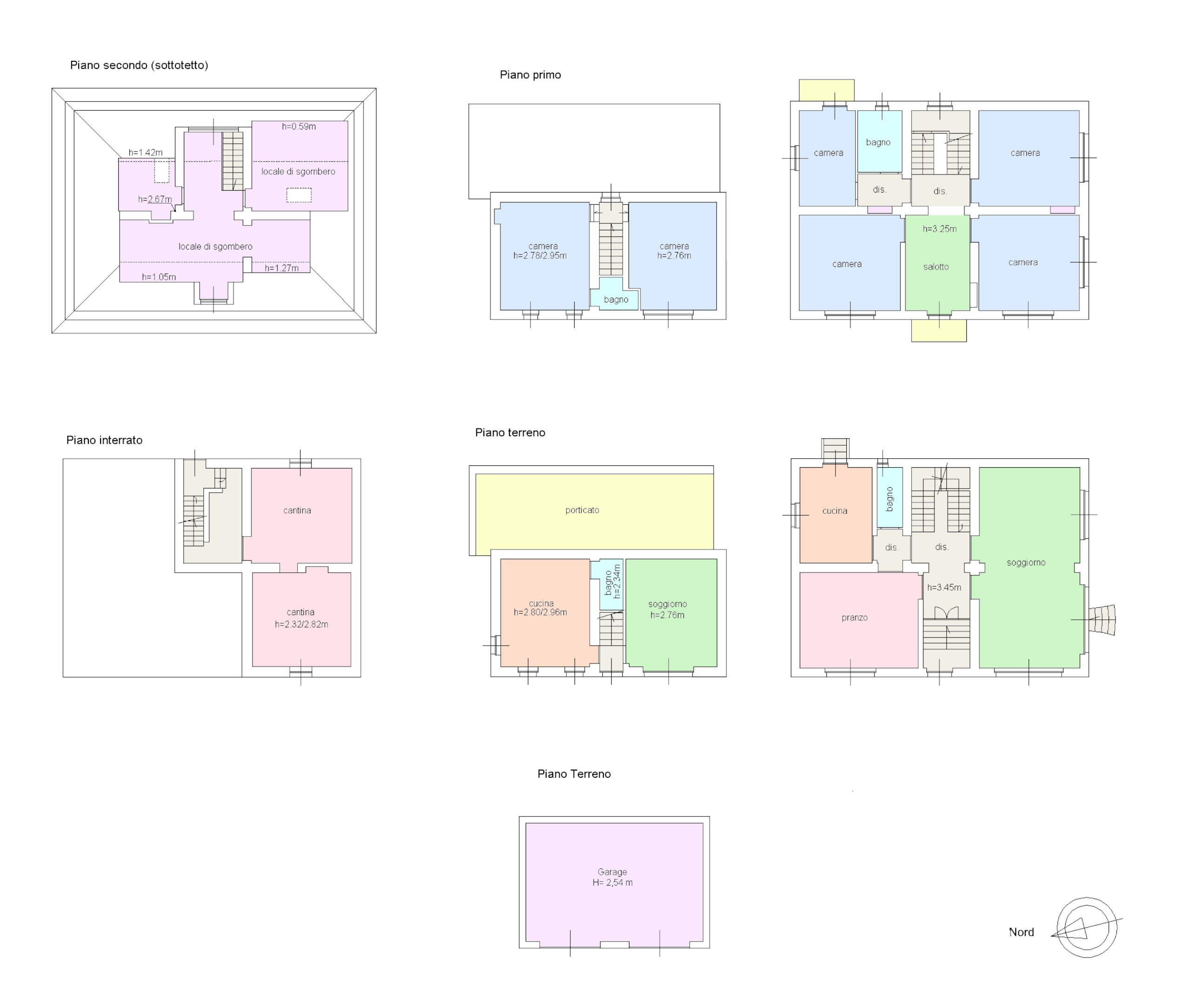 Planimetria - Villa SS10, 1, Asti - planimetria 1