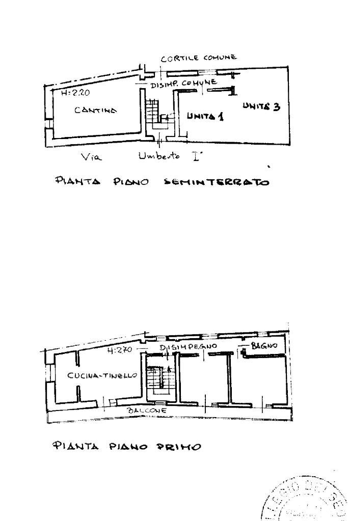 Casa semi indipendente Via Umberto I°, Viverone - planimetria 1
