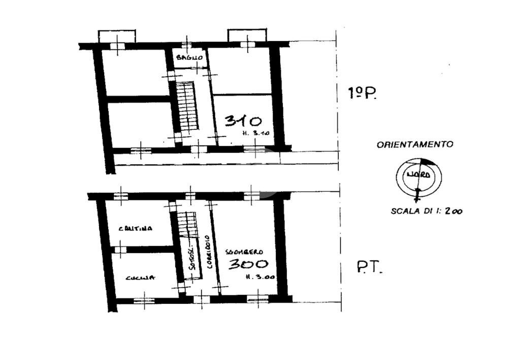 Casa semi indipendente Via Danilo Blandino, Avigliana - planimetria 1