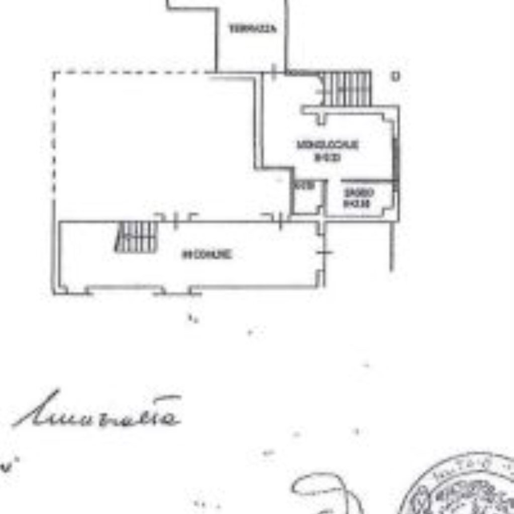 Monolocale Via Toscana, 117, Bologna - planimetria 1