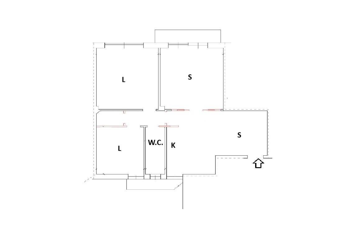 Trilocale Via Gabriele D'annunzio, Martina Franca - planimetria 1