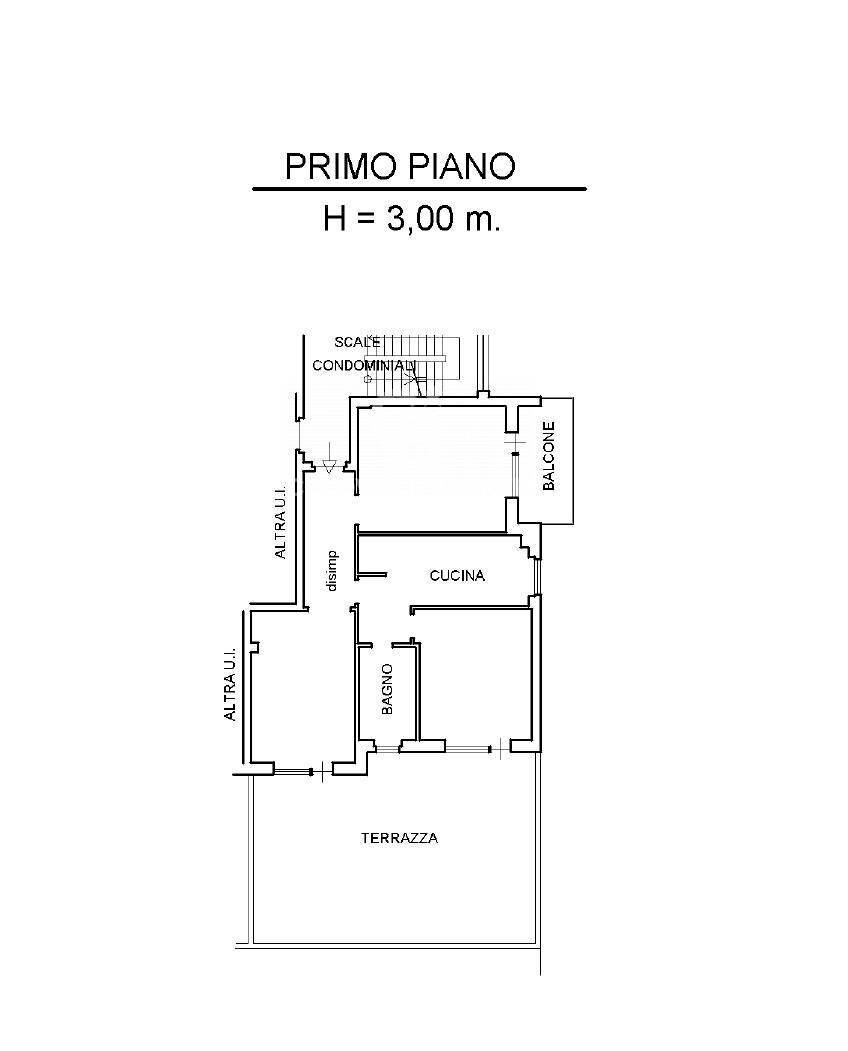 Foto 44 - Trilocale Viale Igea
 
21, Tarquinia - planimetria 1