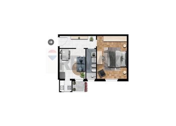 Pianta 2D - Bilocale VIA LONGHI
 
11, Milano - foto 25