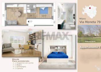 Pianta 3D - Appartamento Milano - foto 5