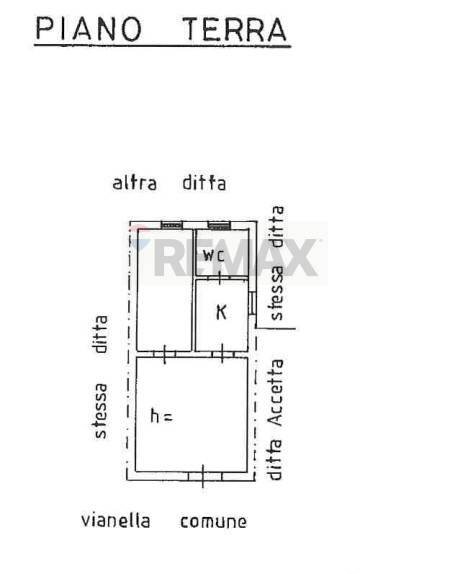 Pianta 2D - Casa semi indipendente Via Gaspare Pagani
 
19, Riposto - planimetria 1