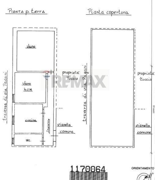 Pianta 2D - Casa semi indipendente Via Gaspare Pagani
 
21, Riposto - planimetria 1