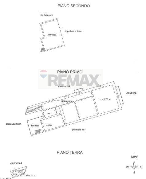 Pianta 2D - Casa semi indipendente Via Giuseppe Arimondi
 
8, Riposto - planimetria 1
