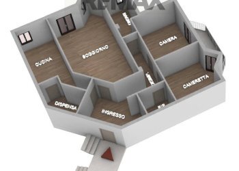 Pianta 3D - Quadrilocale via Giordano e Marando
 
3, Manfredonia - foto 7