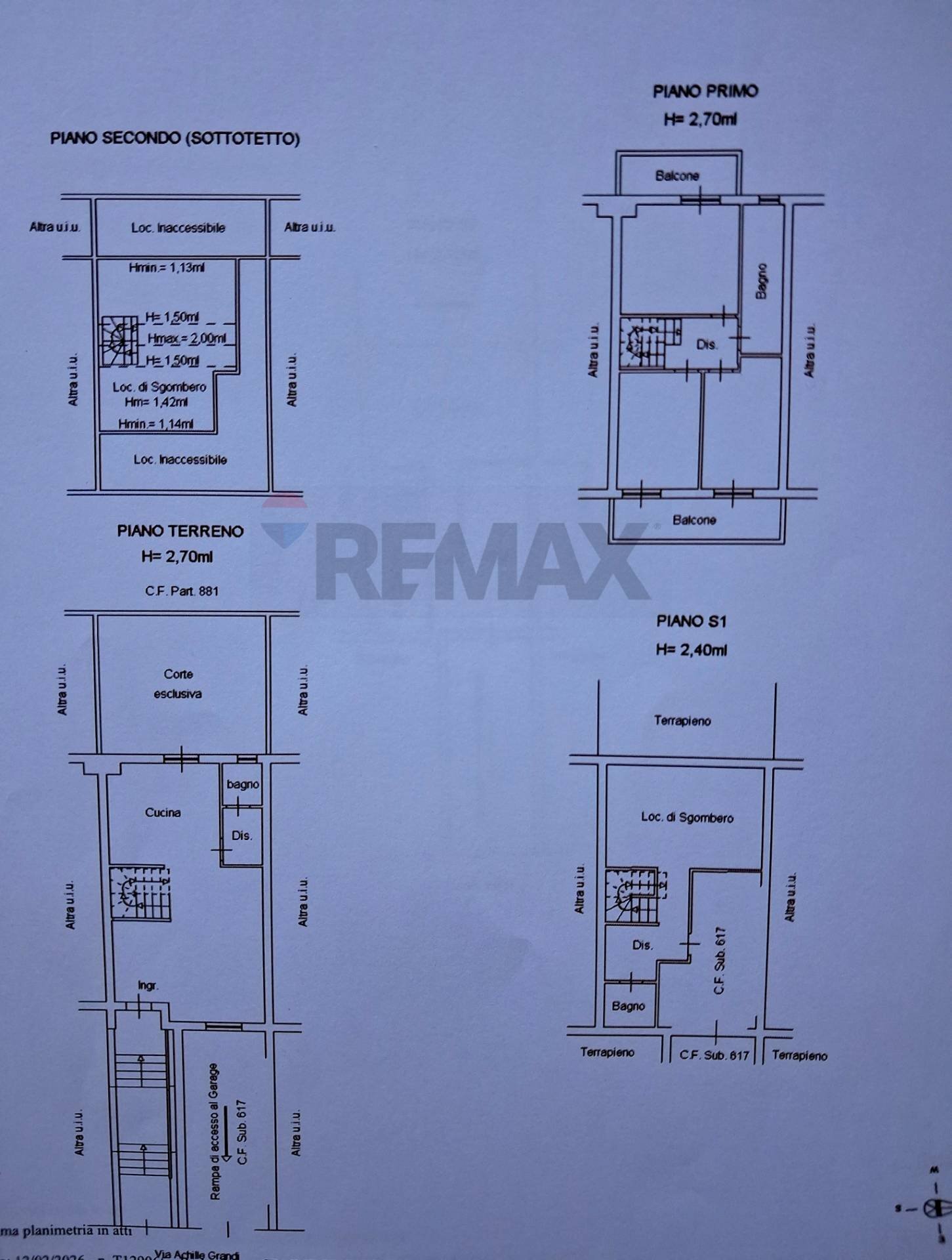 Pianta 2D - Villa a Schiera Piombino - planimetria 1